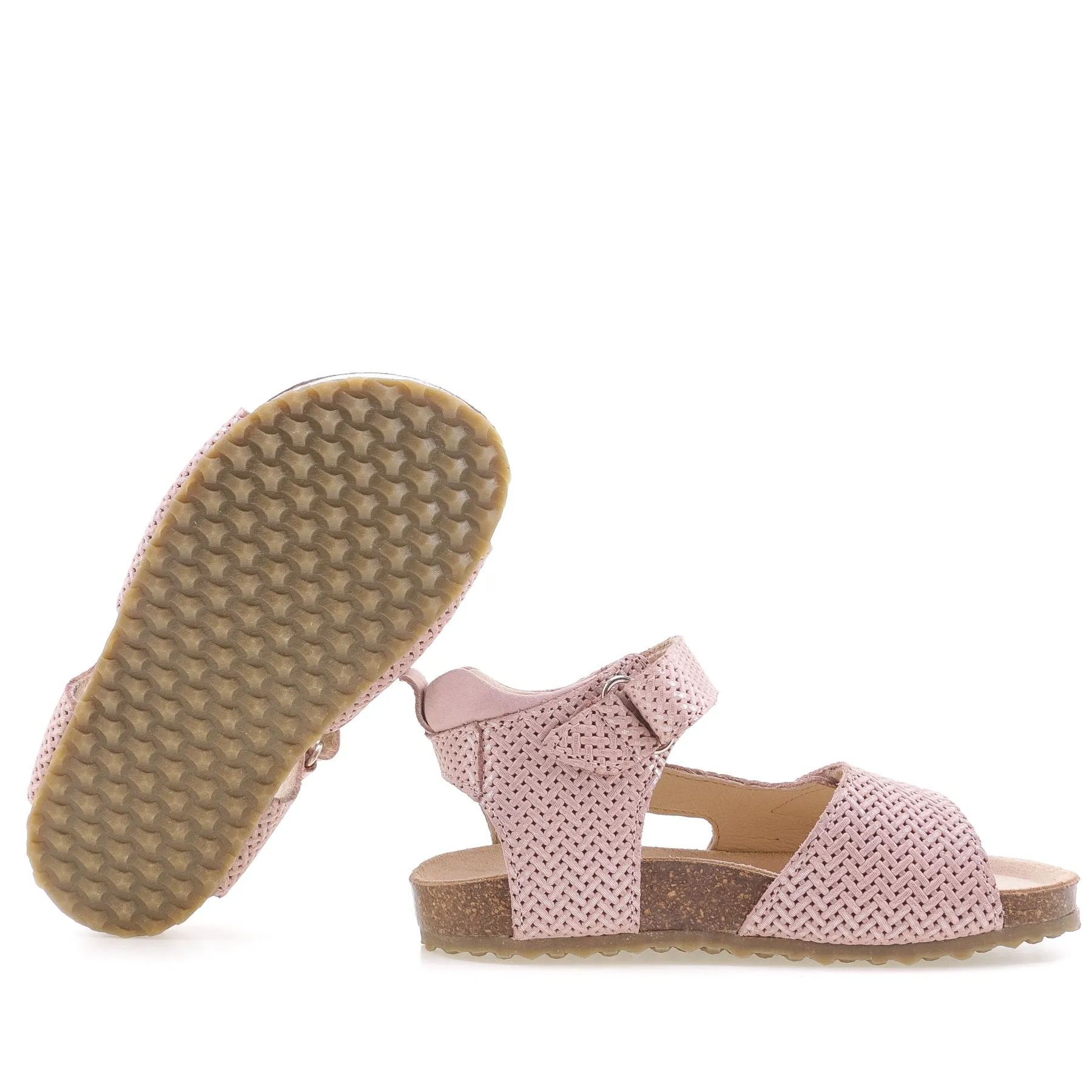 (2508A-5/2509A-5) Emel pink velcro sandals