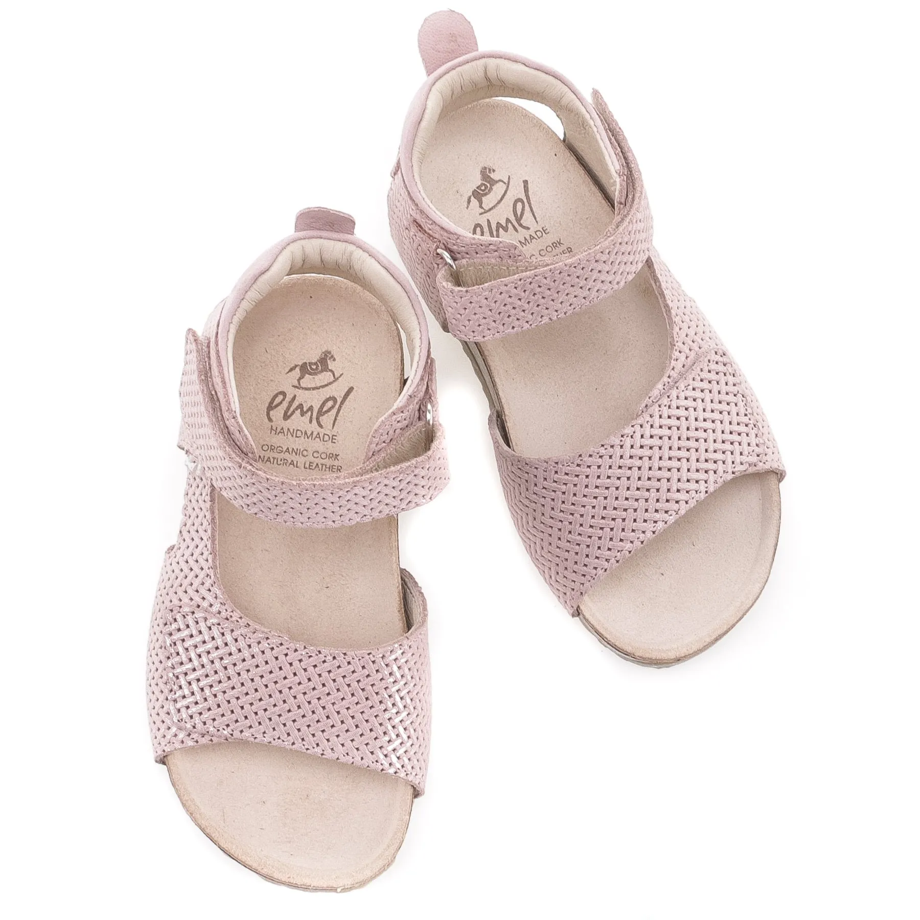 (2508A-5/2509A-5) Emel pink velcro sandals