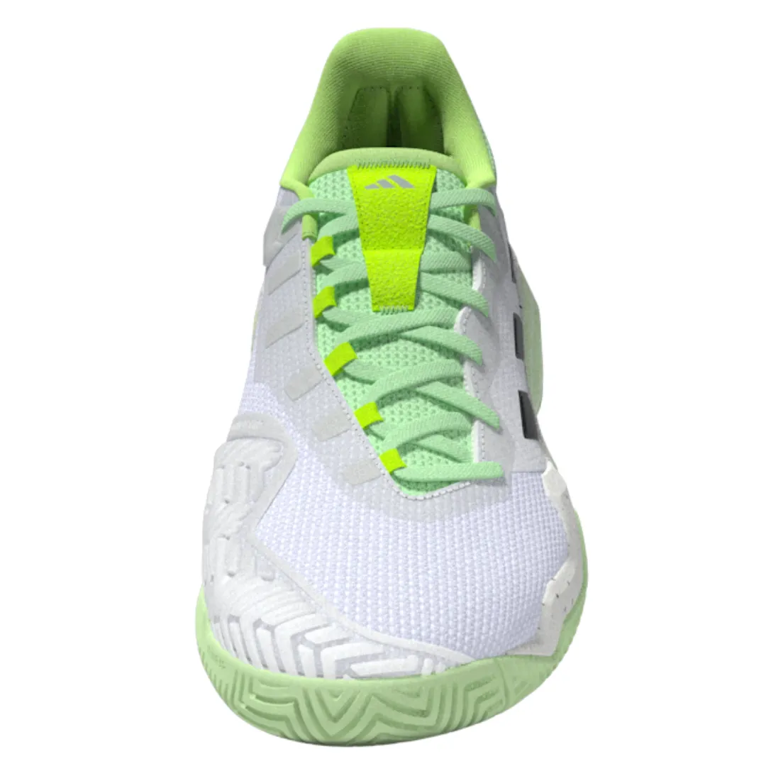 Adidas Barricade 13 Mens Tennis Shoes - White/Black/Green