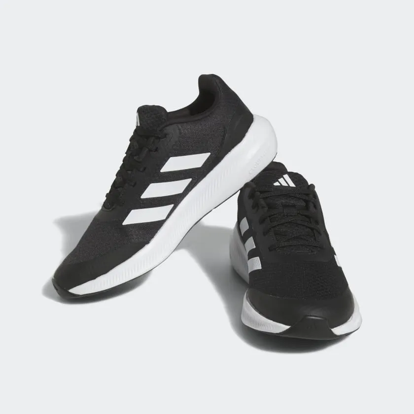 ADIDAS JUNIOR RUNFALCON 3.0 BLACK SHOES