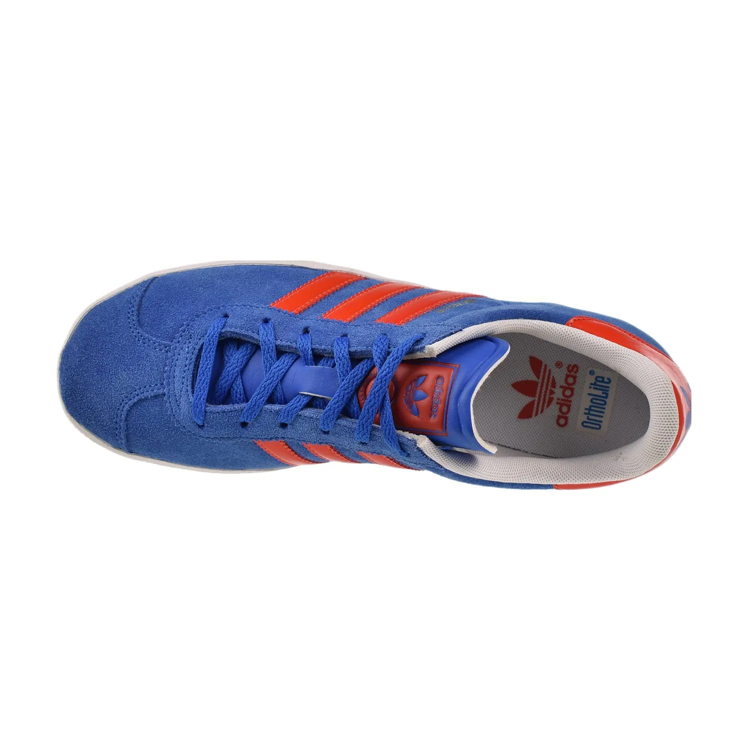 Adidas Original Gazelle 2 J Suede Big Kids' Shoes Blue-Red