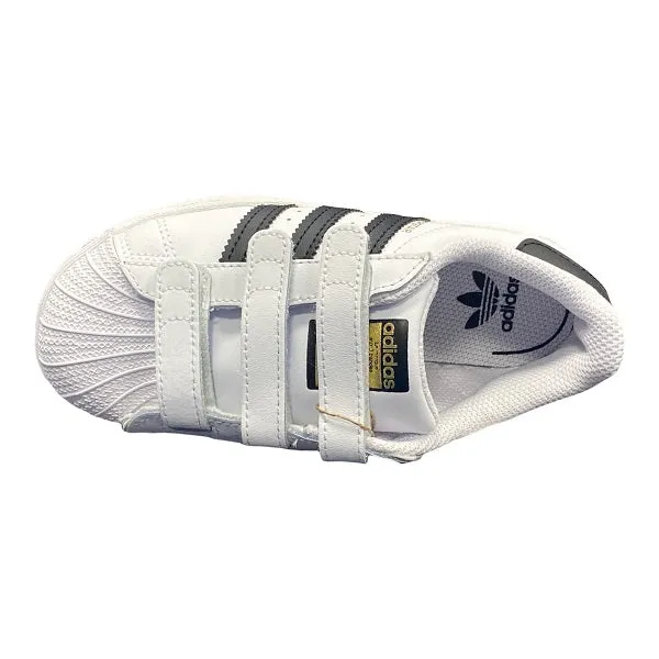 Adidas Originals children's sneakers shoe with tear Superstar CF C EF4838 white black