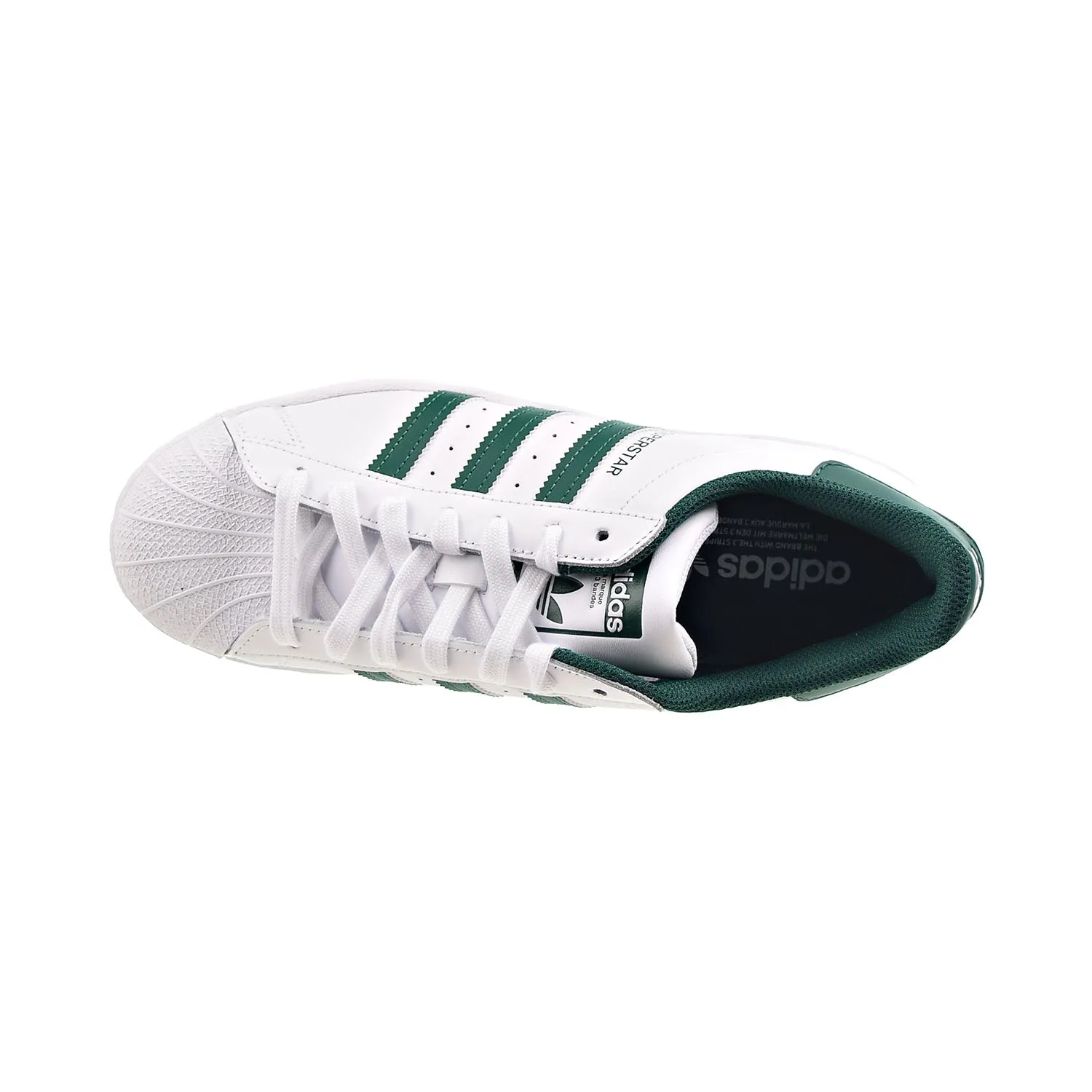 Adidas Superstar Men's Shoes Cloud White-Collegiate Green