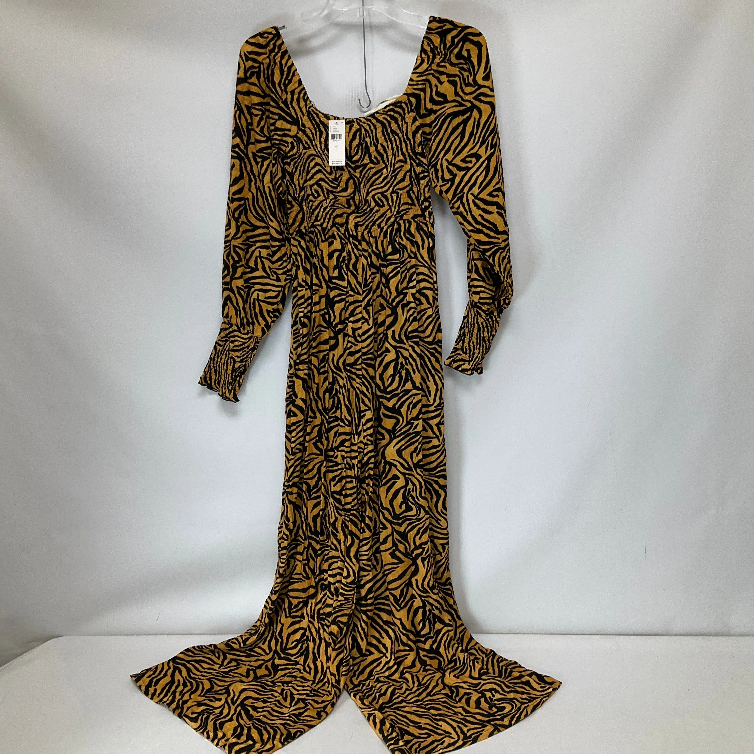 Animal Print Dress Casual Maxi Anthropologie, Size 4