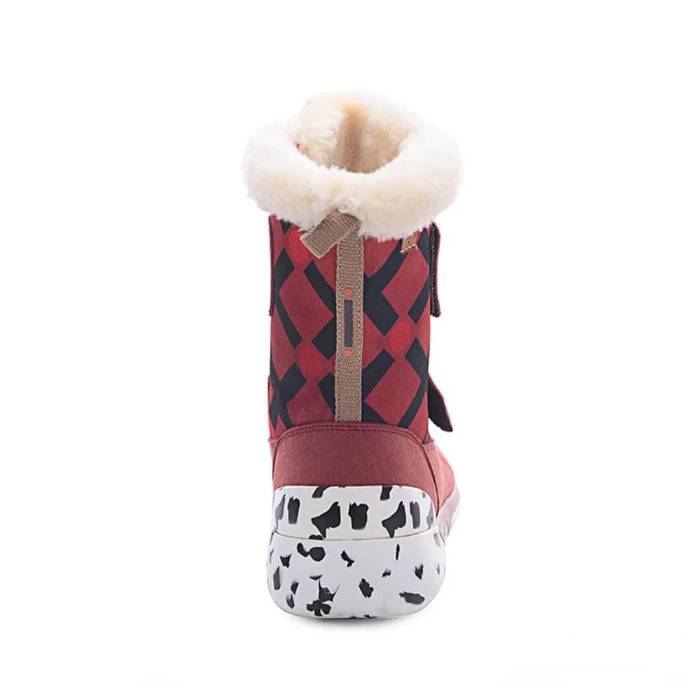 Ashmole Boots Red Kids