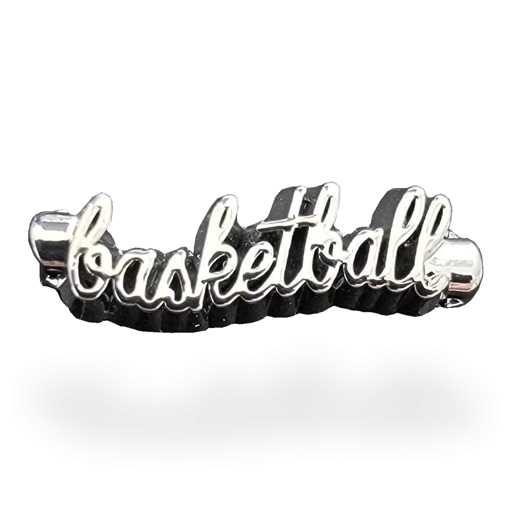 Basketball Text Charm