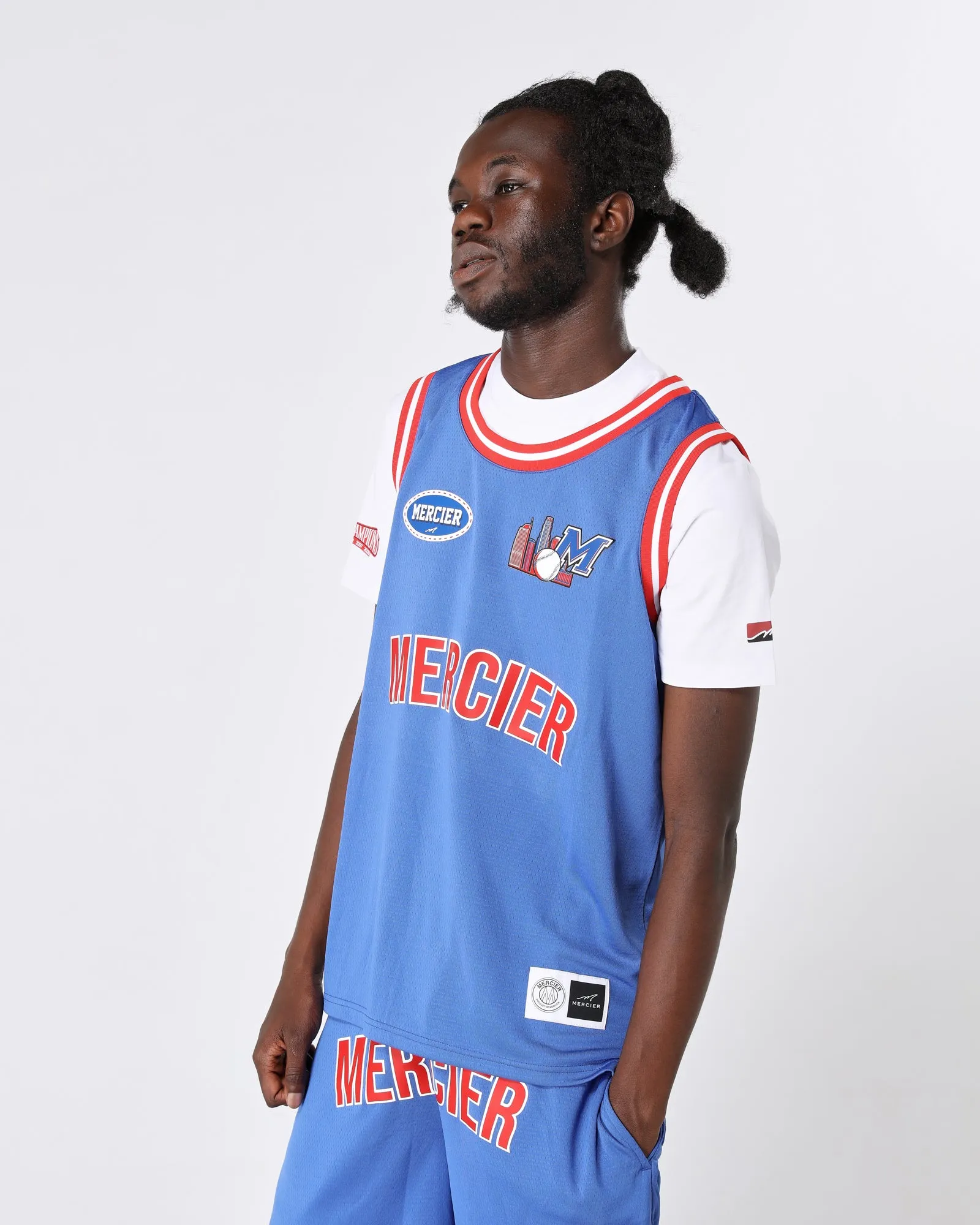 Blue Crawford Basketball Vest