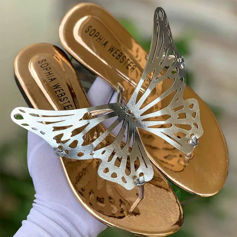 Butterfly Sandals Flats Slides Fashion Slippers