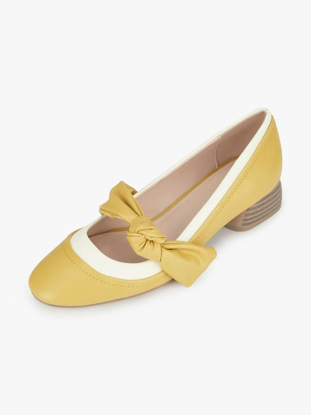 Cara retro bow shoes