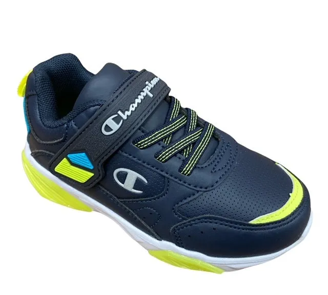 Champion Shoes with Lights Wave B PS S32129-CHA-BS501 NNY navy