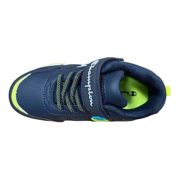 Champion Shoes with Lights Wave B PS S32129-CHA-BS501 NNY navy