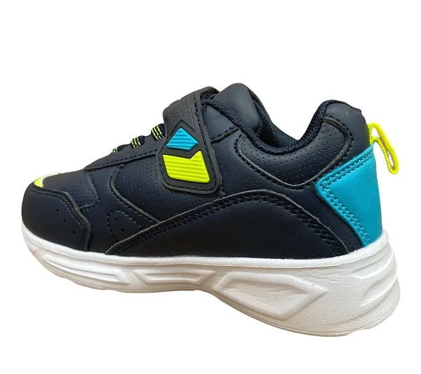 Champion Shoes with Lights Wave B PS S32129-CHA-BS501 NNY navy