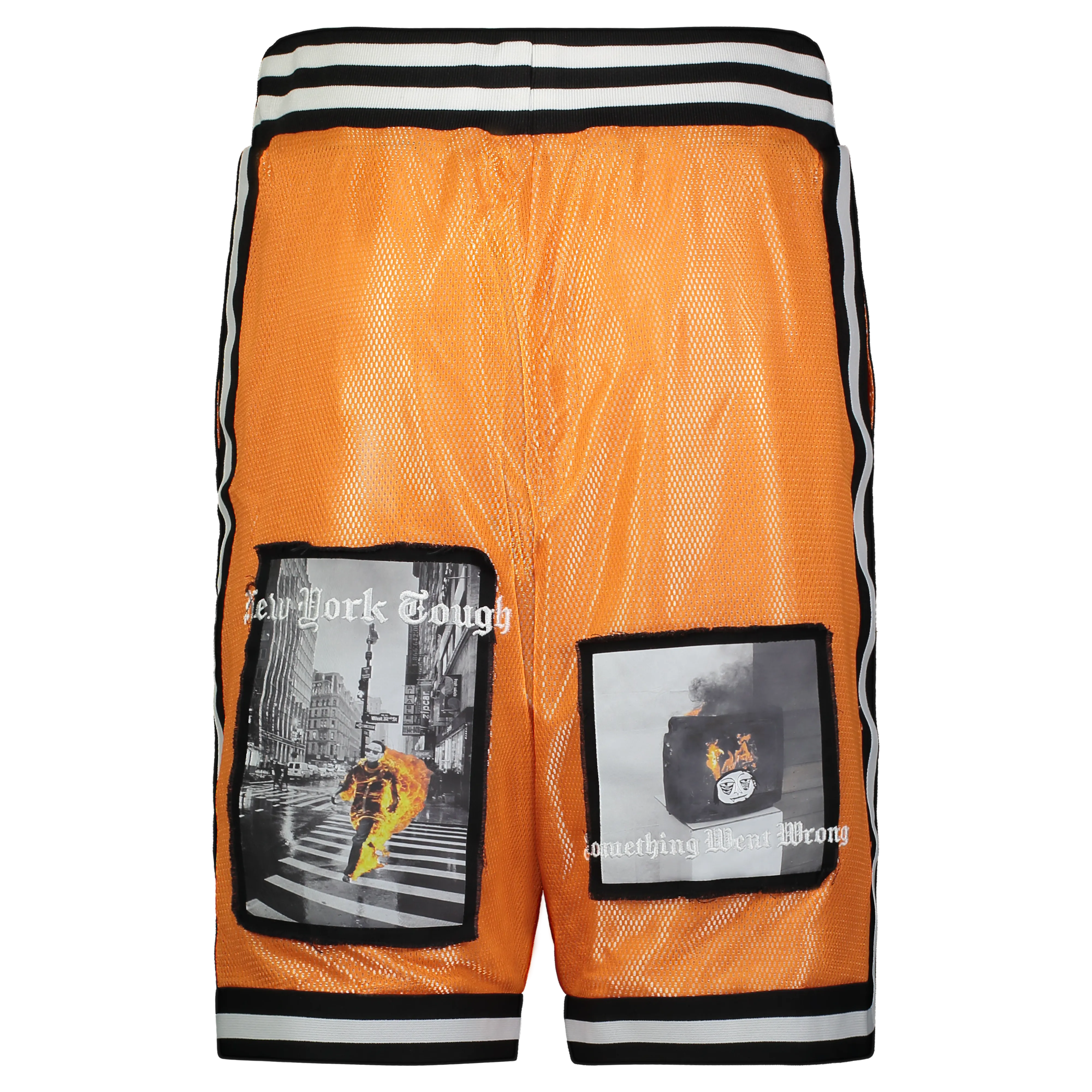 CITY ON FIRE BASKETBALL SHORT ORANGE