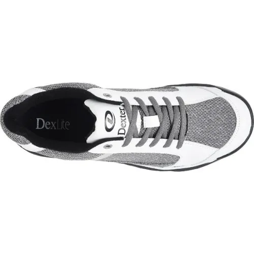 Dexter Men’s Wyoming Light Grey/White Knit Bowling Shoes