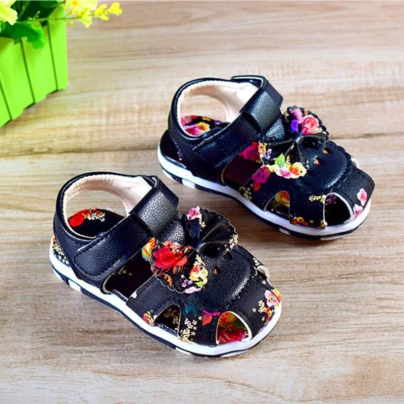 Floral Toddler Kids Sandals - Girls