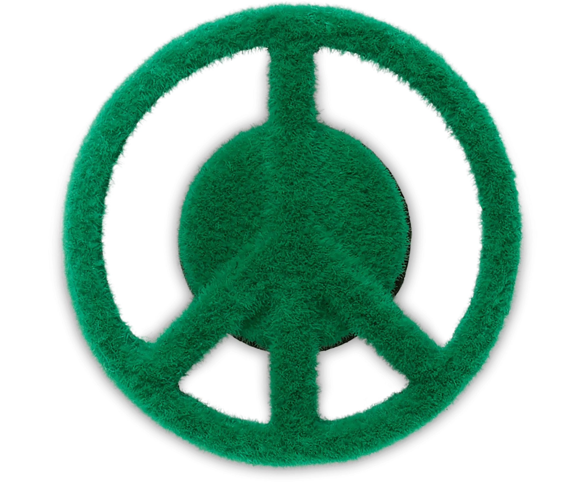 Grass Textured Peace Sign