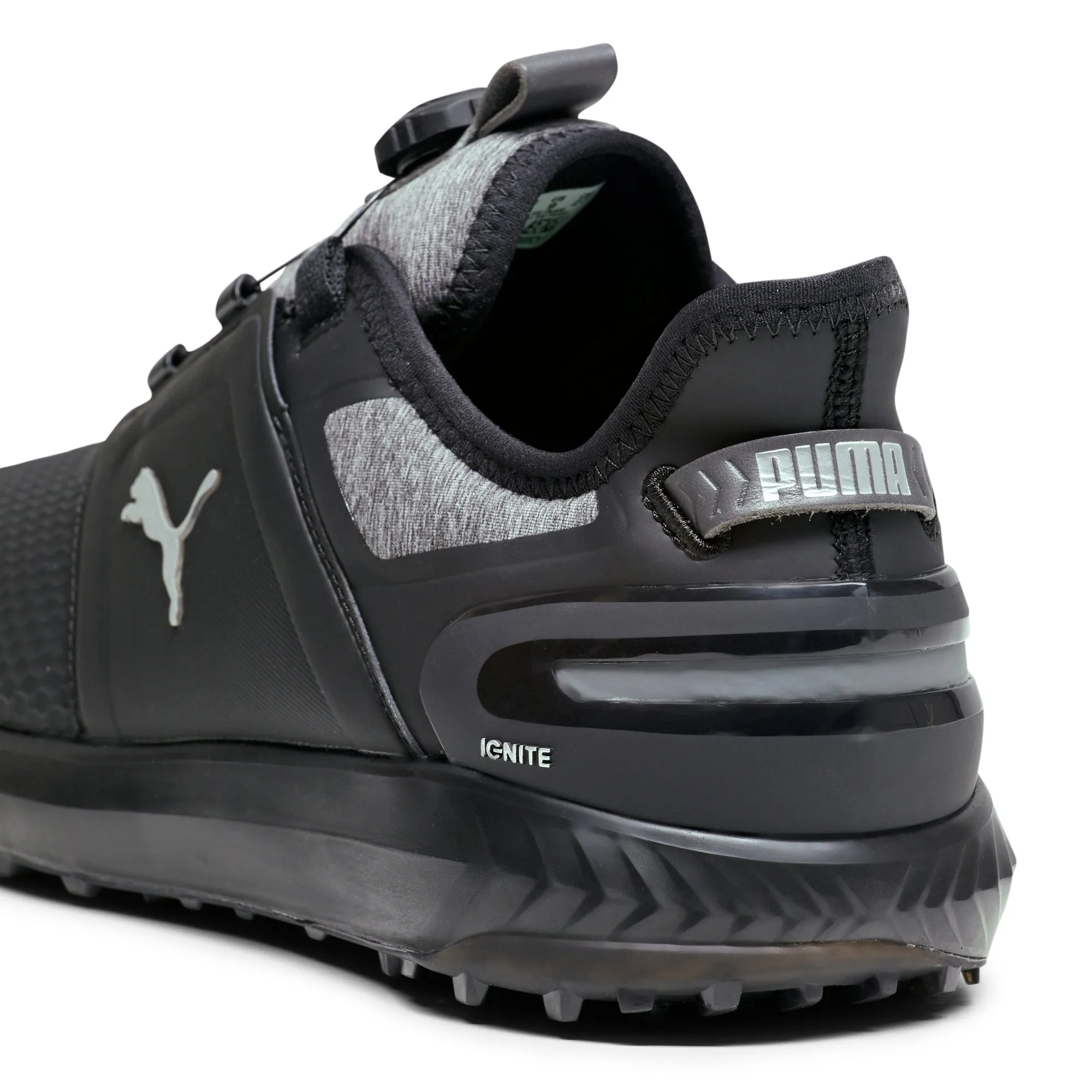 IGNITE ELEVATE DISC Spikeless Golf Shoes | Puma Black / Quiet Shade