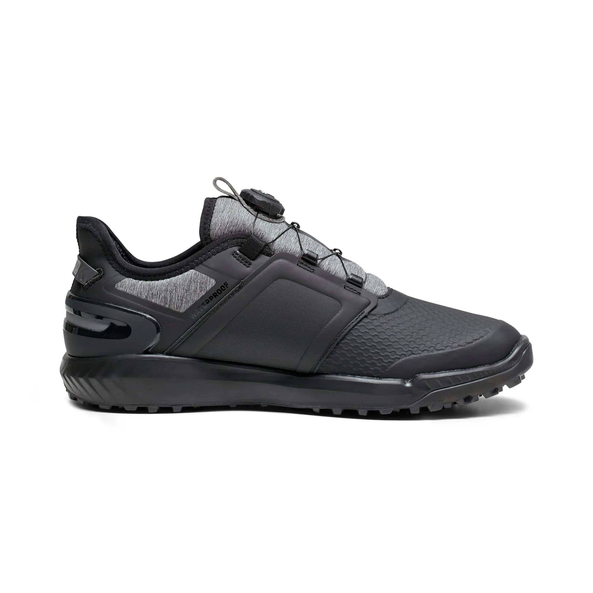 IGNITE ELEVATE DISC Spikeless Golf Shoes | Puma Black / Quiet Shade