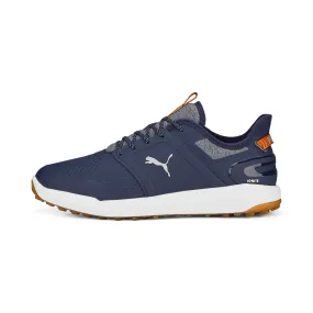 IGNITE ELEVATE Wide Spikeless Golf Shoes | Puma Navy / Puma Silver