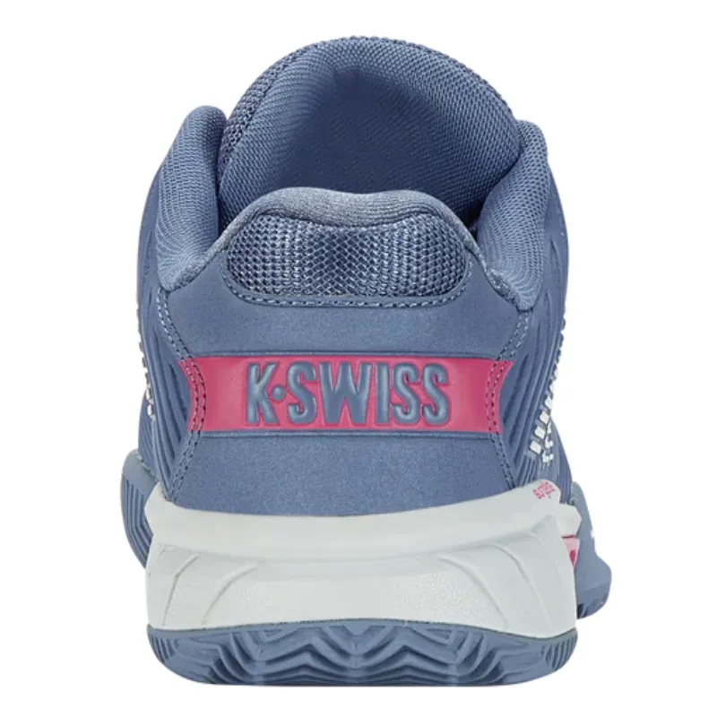 K Swiss Hypercourt AC Express 2 HB Womens Tennis Shoes - Infinity / Blue Blush / Carmine Rose