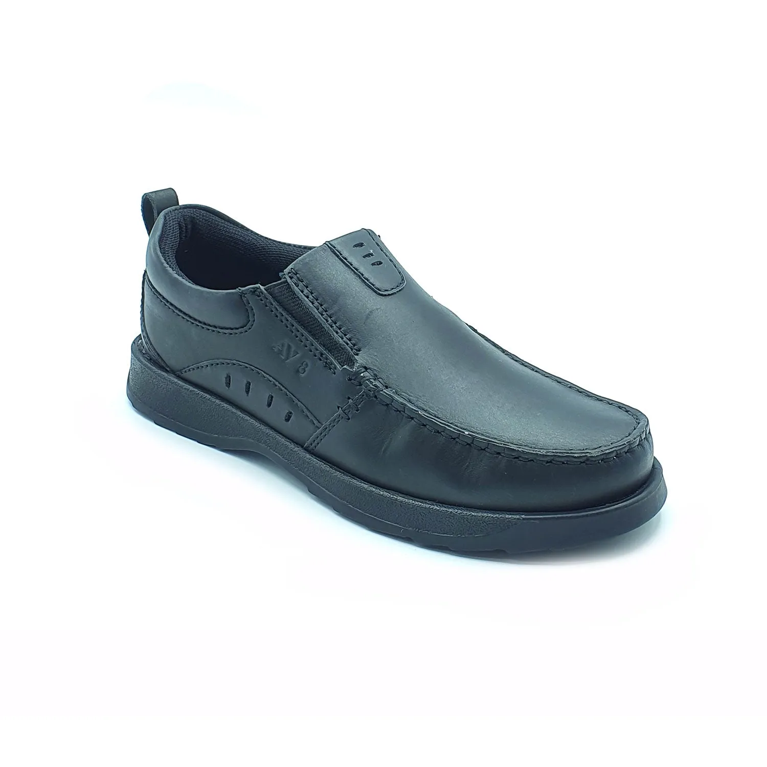 Karter Junior Slip On Av8 Shoe - Black