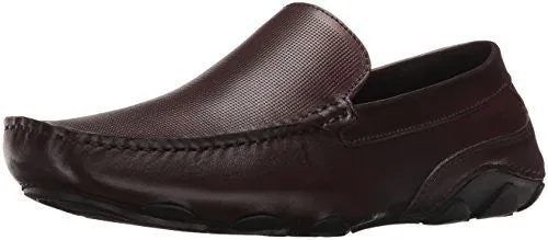 KENNETH COLE REACTION MEN'S MAKE A TOAST SLIP-ON LOAFER, DARK BROWN, 9.5 M US