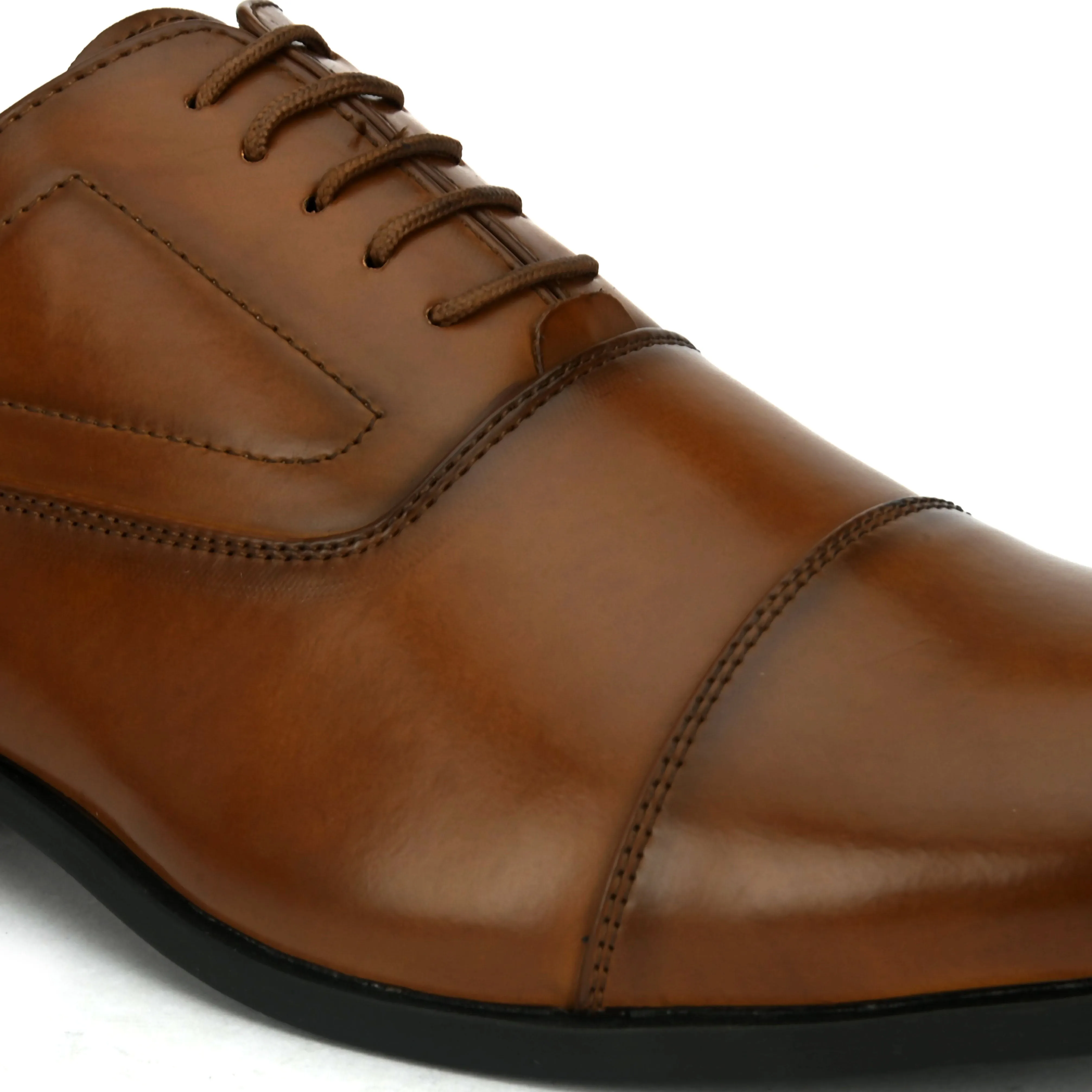 Ledger Tan Oxford shoes