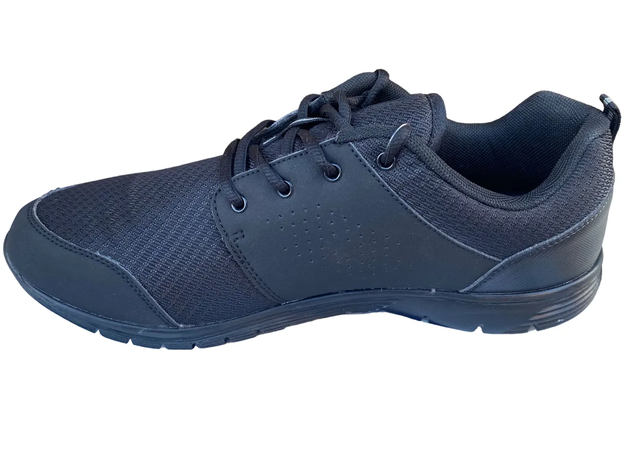 Lotto Easy Zest II Mens Black-Grey Walking Shoes - Comfortable and Stylish Footwear for Everyday Use