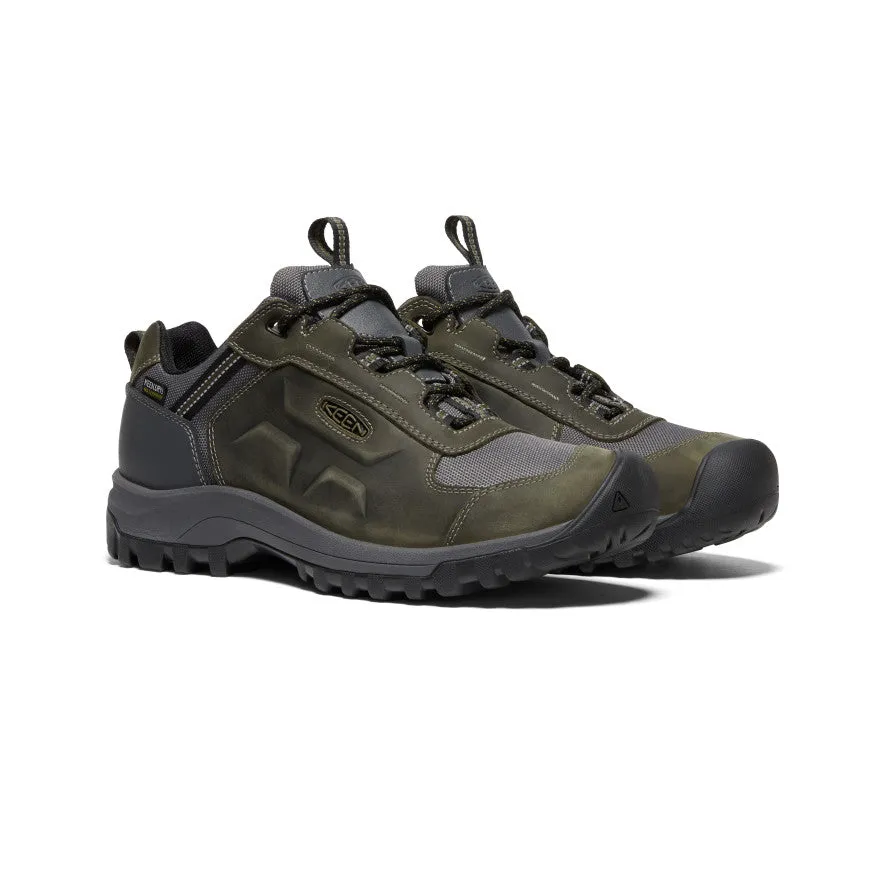 Men's Basin Ridge Waterproof Shoe | Magnet/Dark Olive