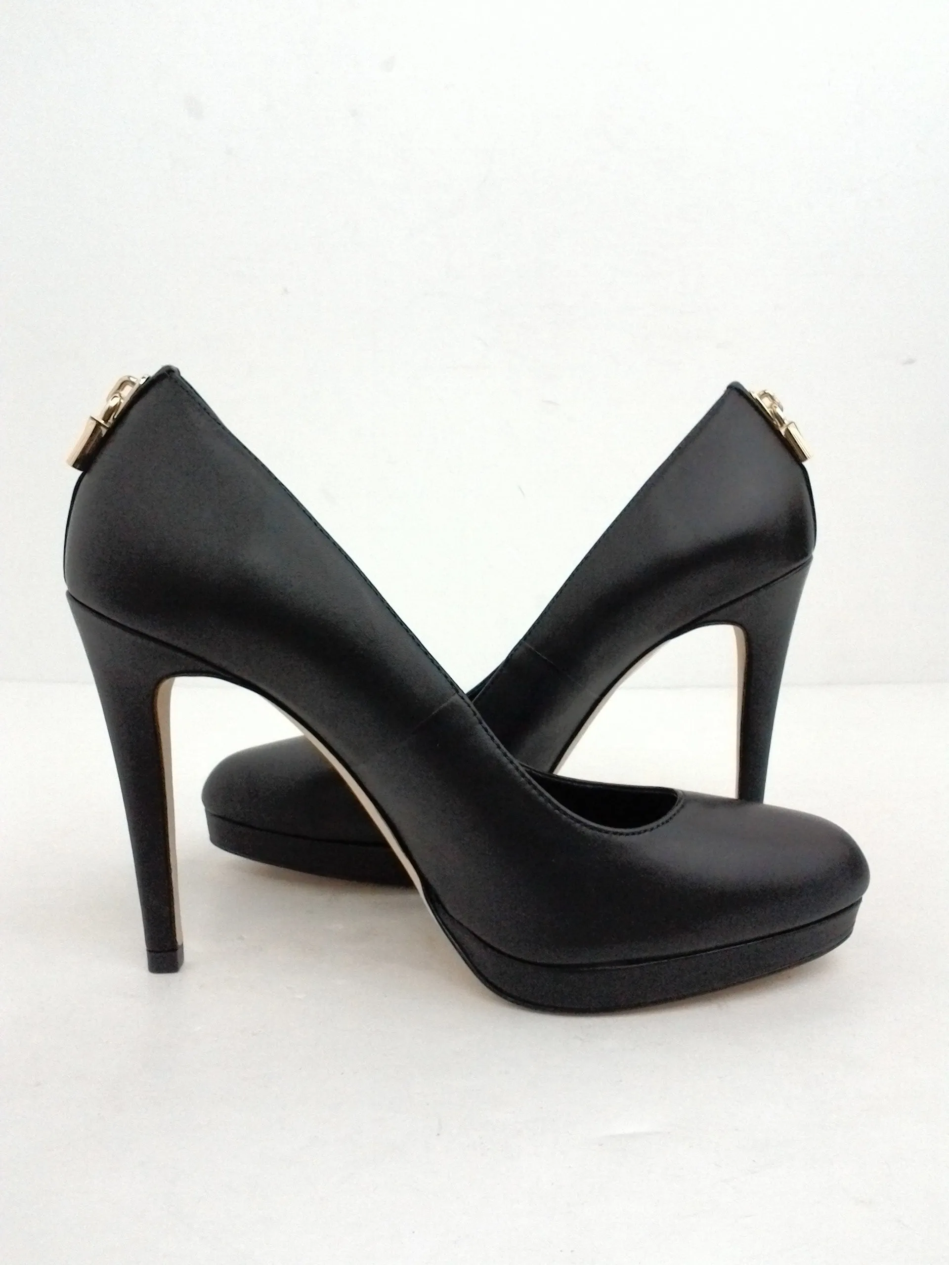 Michael Kors Women's Black Leather Heels Size 6 M