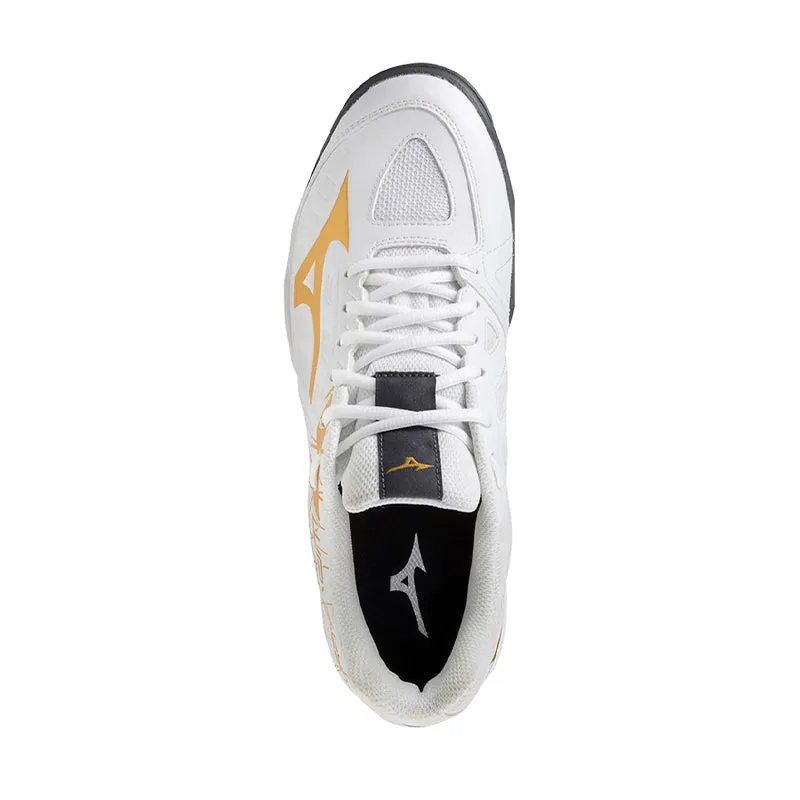 Mizuno Wave Lynx (White/Gold/Grey)