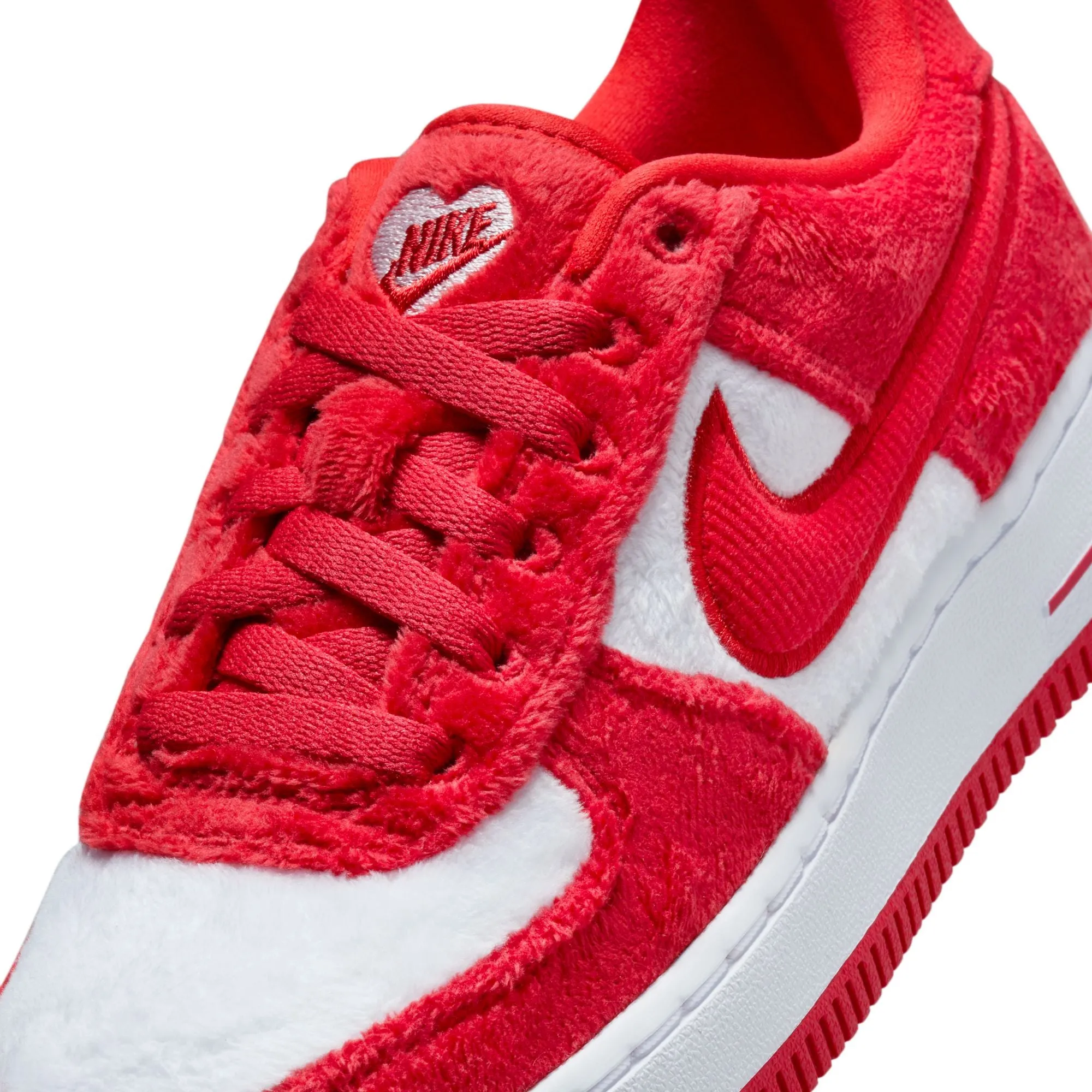 Nike Air Force 1 GS (Fire Red/LT Crimson/White/Pink Foam)