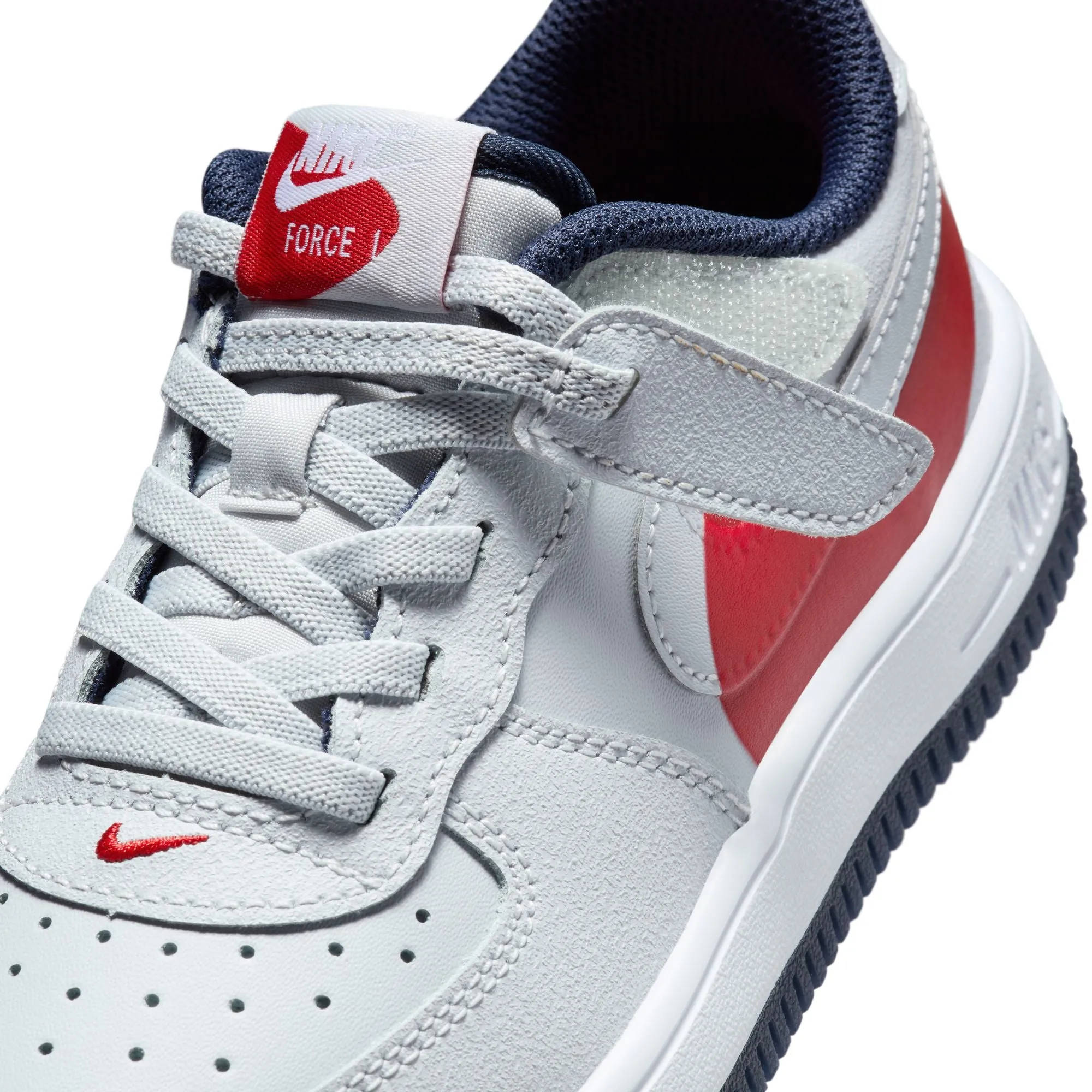 Nike Air Force 1 Low Easyon LV8 4 (PS) (Pure Platinum/Pure Platinum)