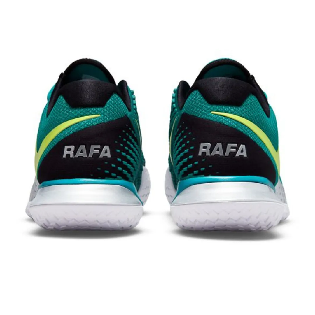 Nike Court Zoom Vapor Cage 4 Rafa Men’s Hard Court Tennis Shoes - Atomic Green Black