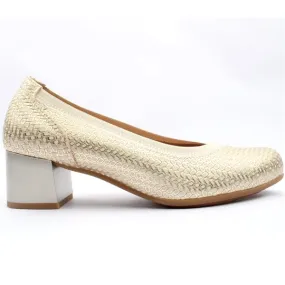 Pitillos Gold Court Shoe