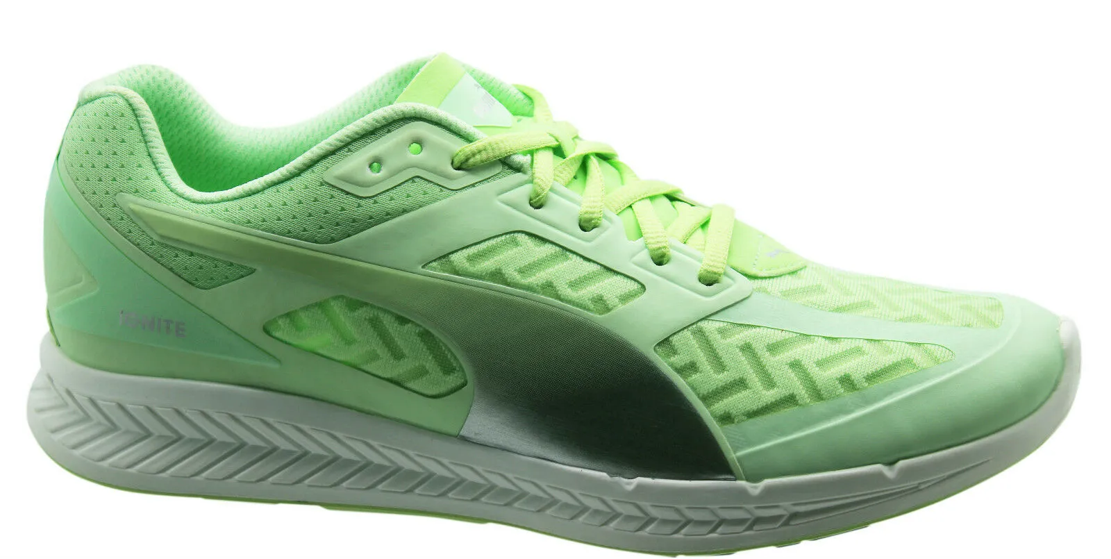 Puma Ignite Powercool Womens Trainers Running Shoes Sports Green 188078 02 B69B