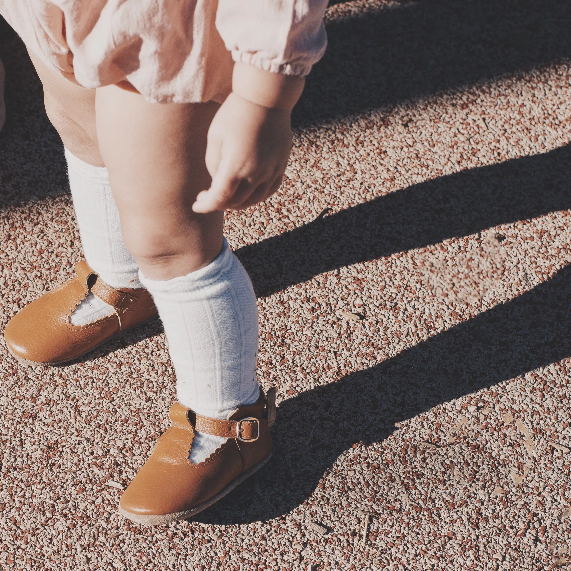 Soft-Sole Leather Mary Jane Moccasins - TAWNY