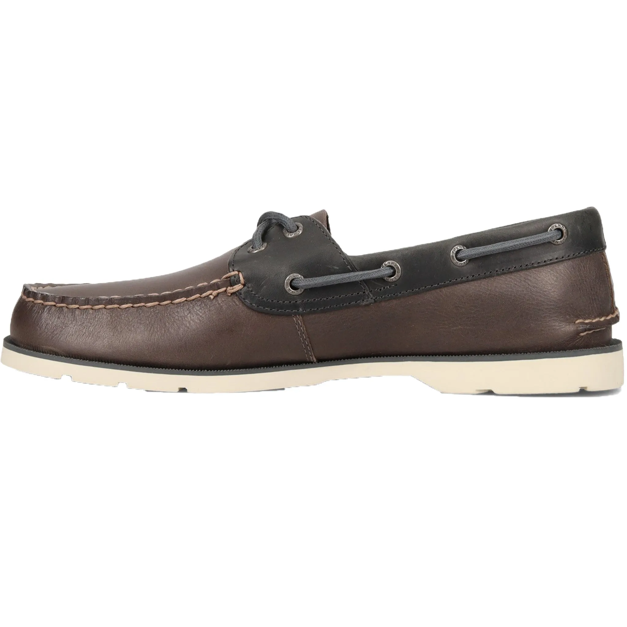 Sperry Men's Leeward 2 Eye Grey Casual Boat Shoes