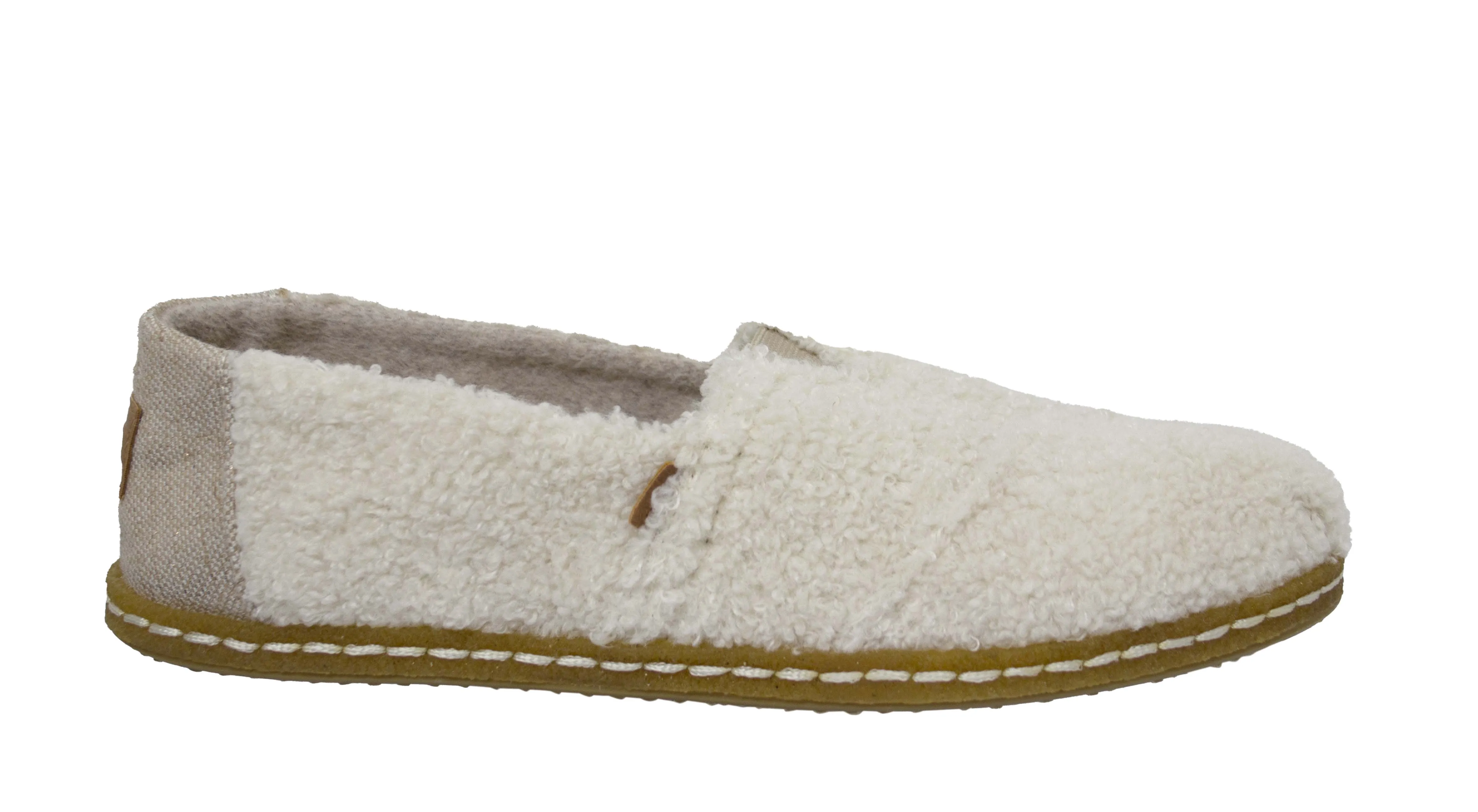 Toms Classic Faux Shearling Low Slip On Womens Espadrilles Shoes 10012647