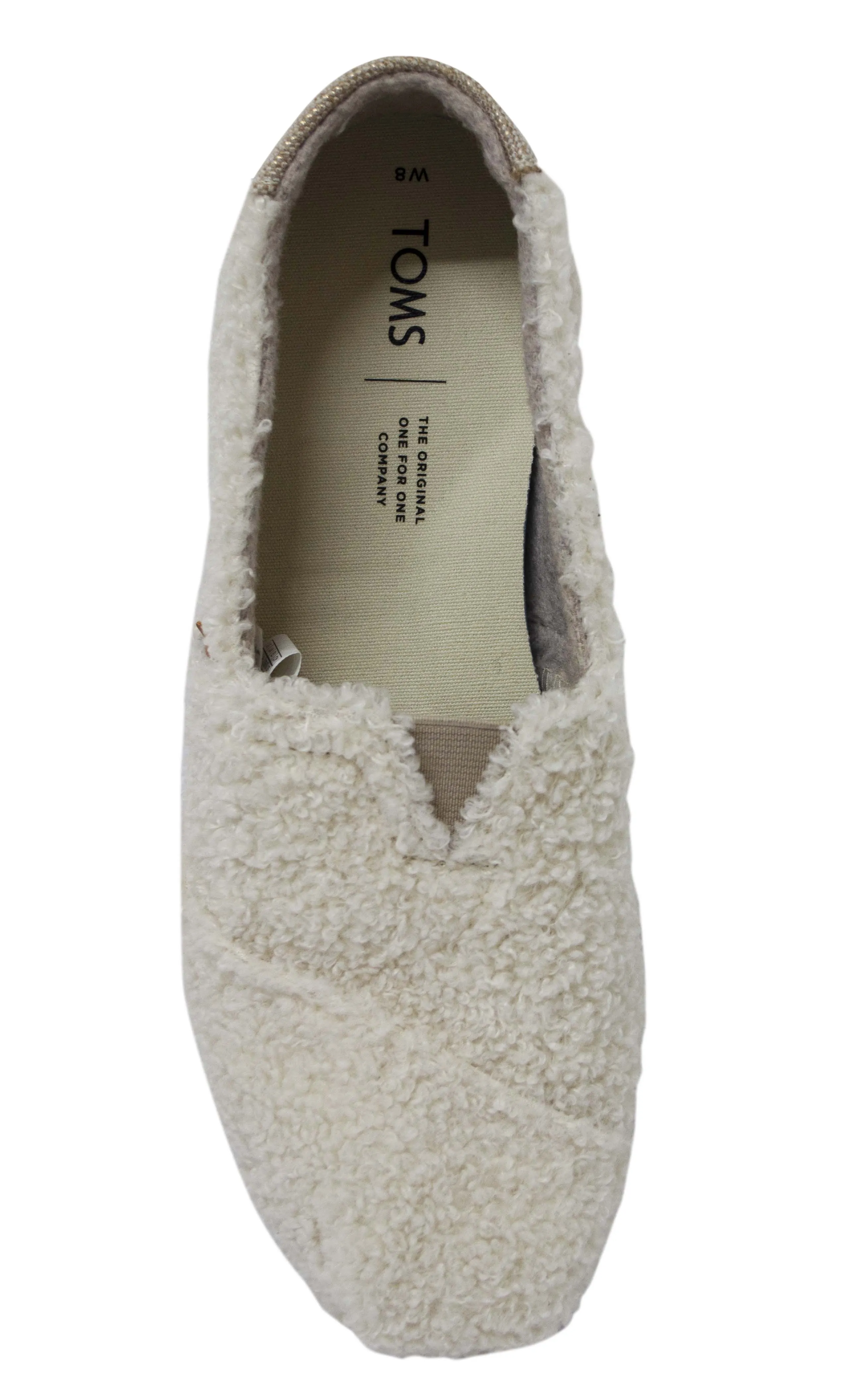 Toms Classic Faux Shearling Low Slip On Womens Espadrilles Shoes 10012647