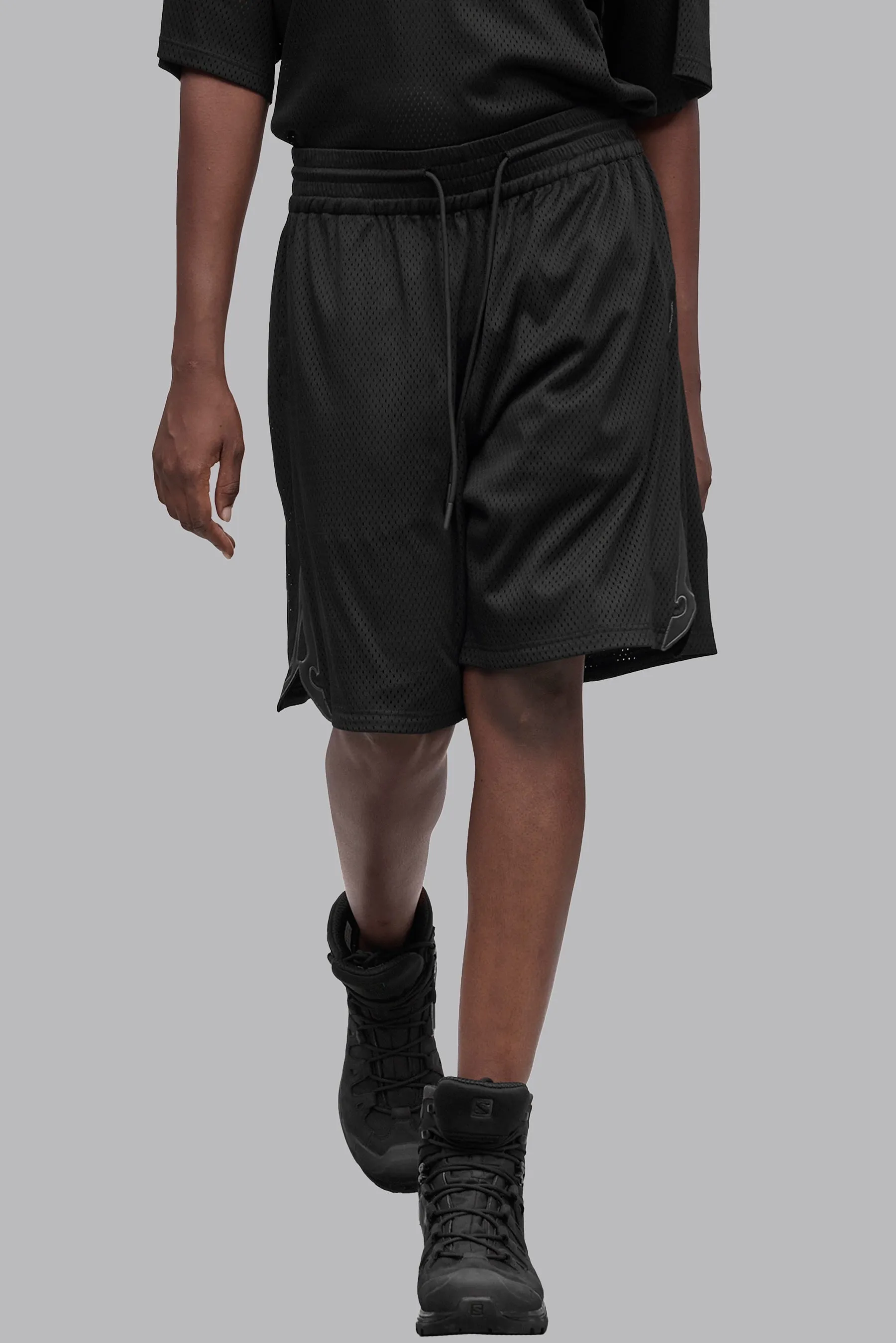 V_NET 9" BASKETBALL SHORTS - Black