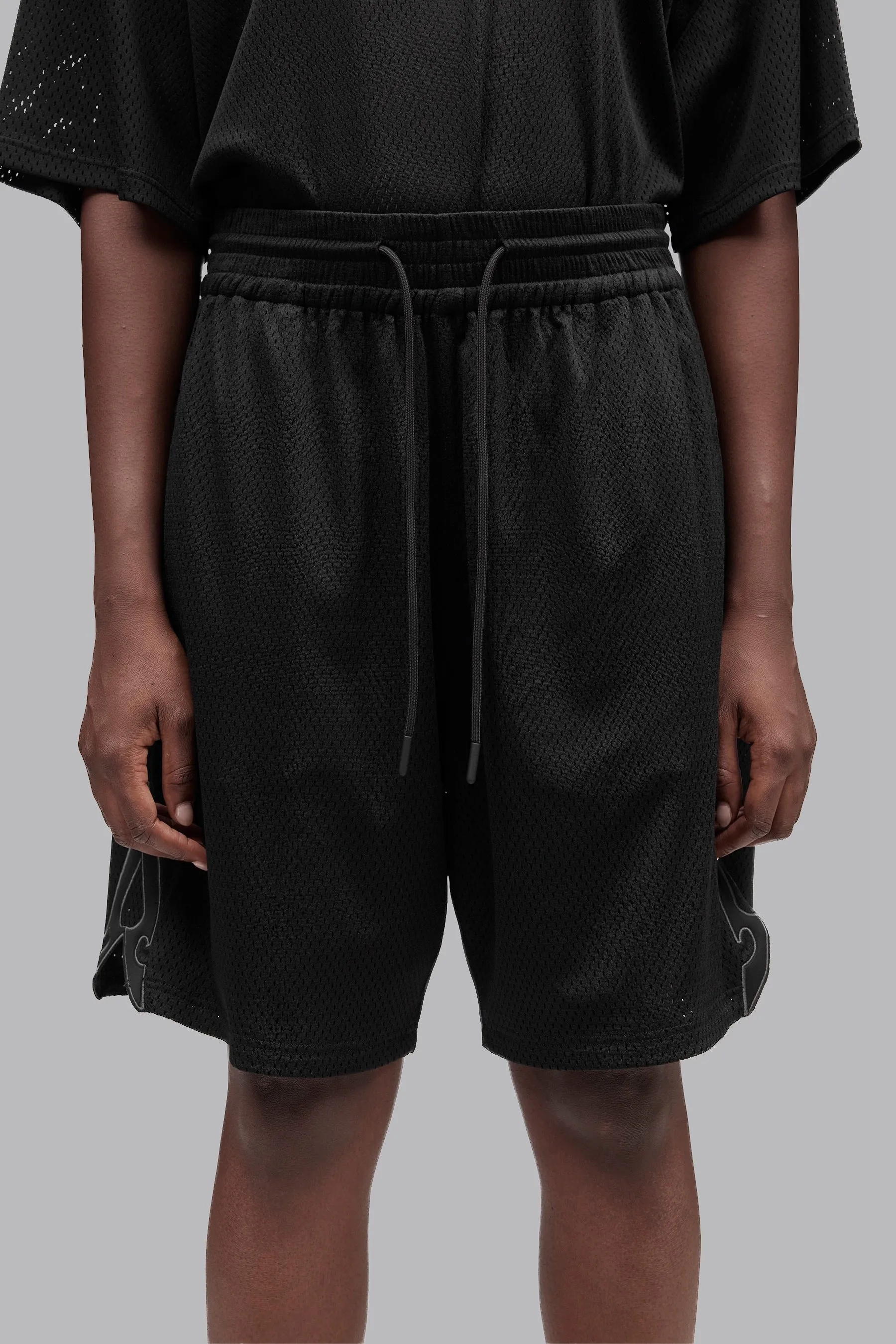 V_NET 9" BASKETBALL SHORTS - Black