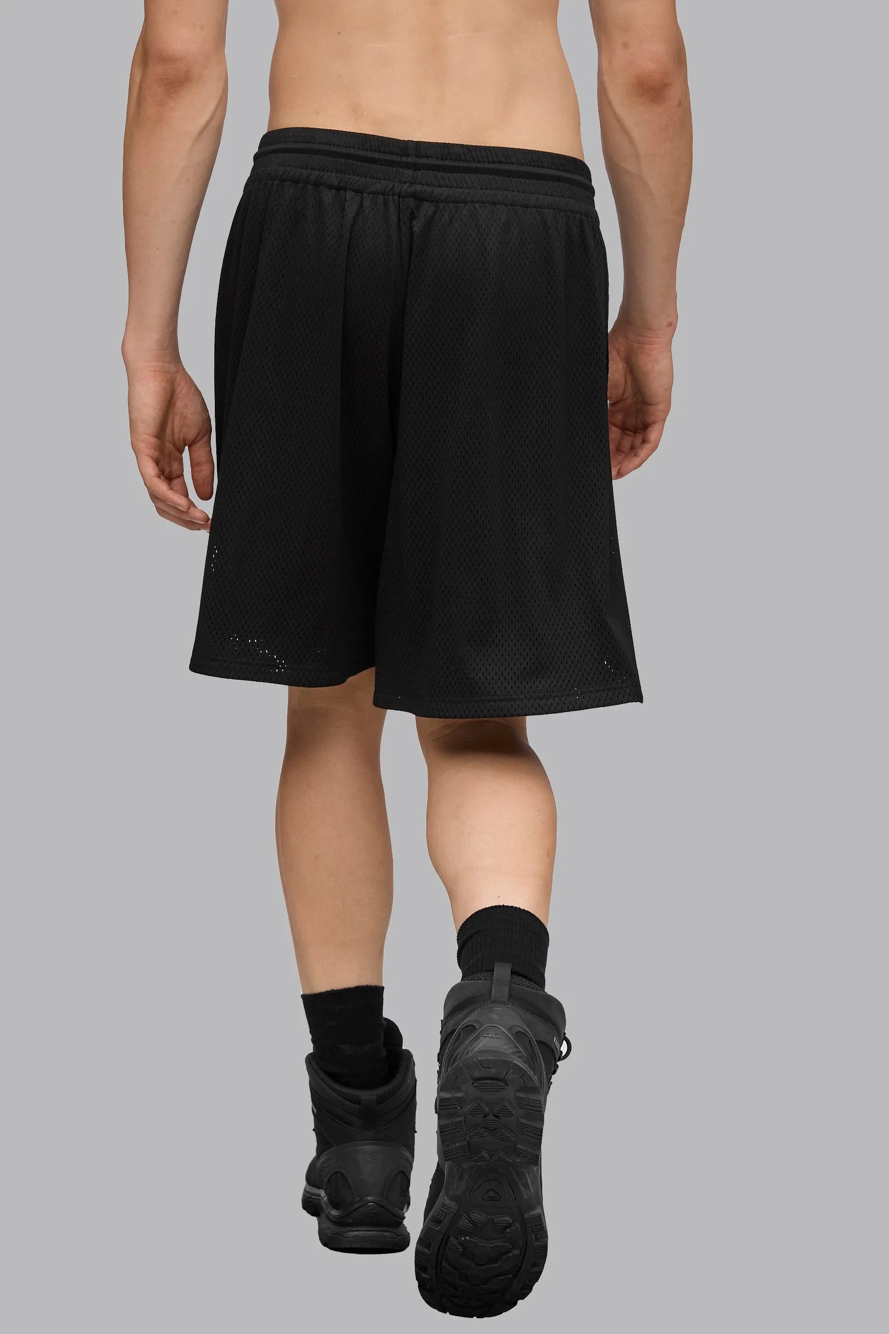 V_NET 9" BASKETBALL SHORTS - Black