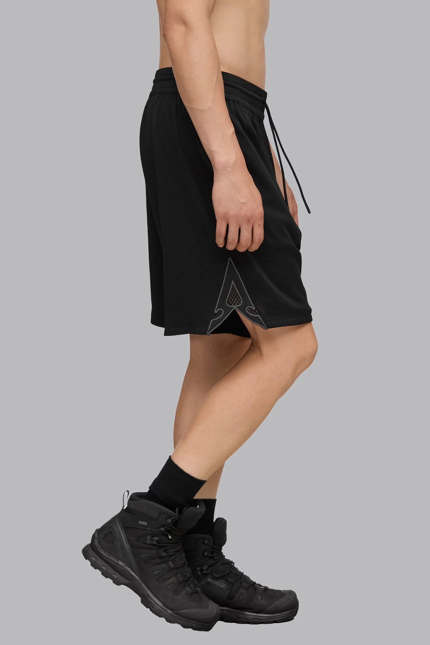 V_NET 9" BASKETBALL SHORTS - Black