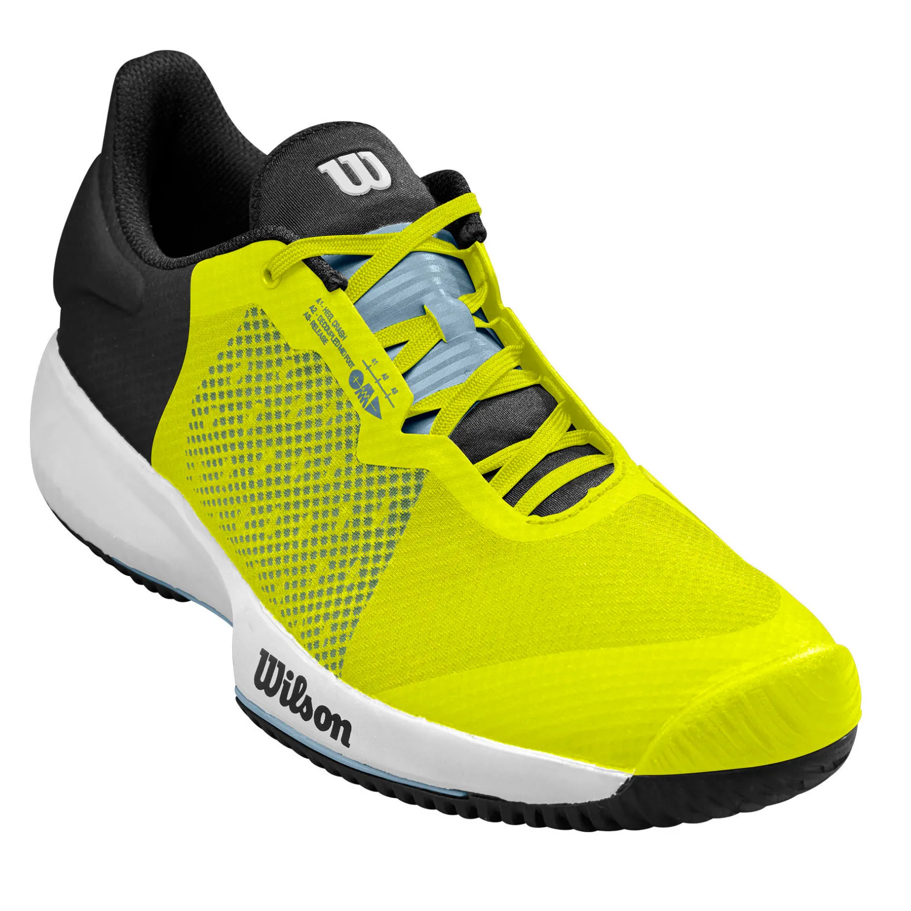 Wilson Kaos Swift Tennis Shoes -  Sulphur Spring/ Blue fog/ Black