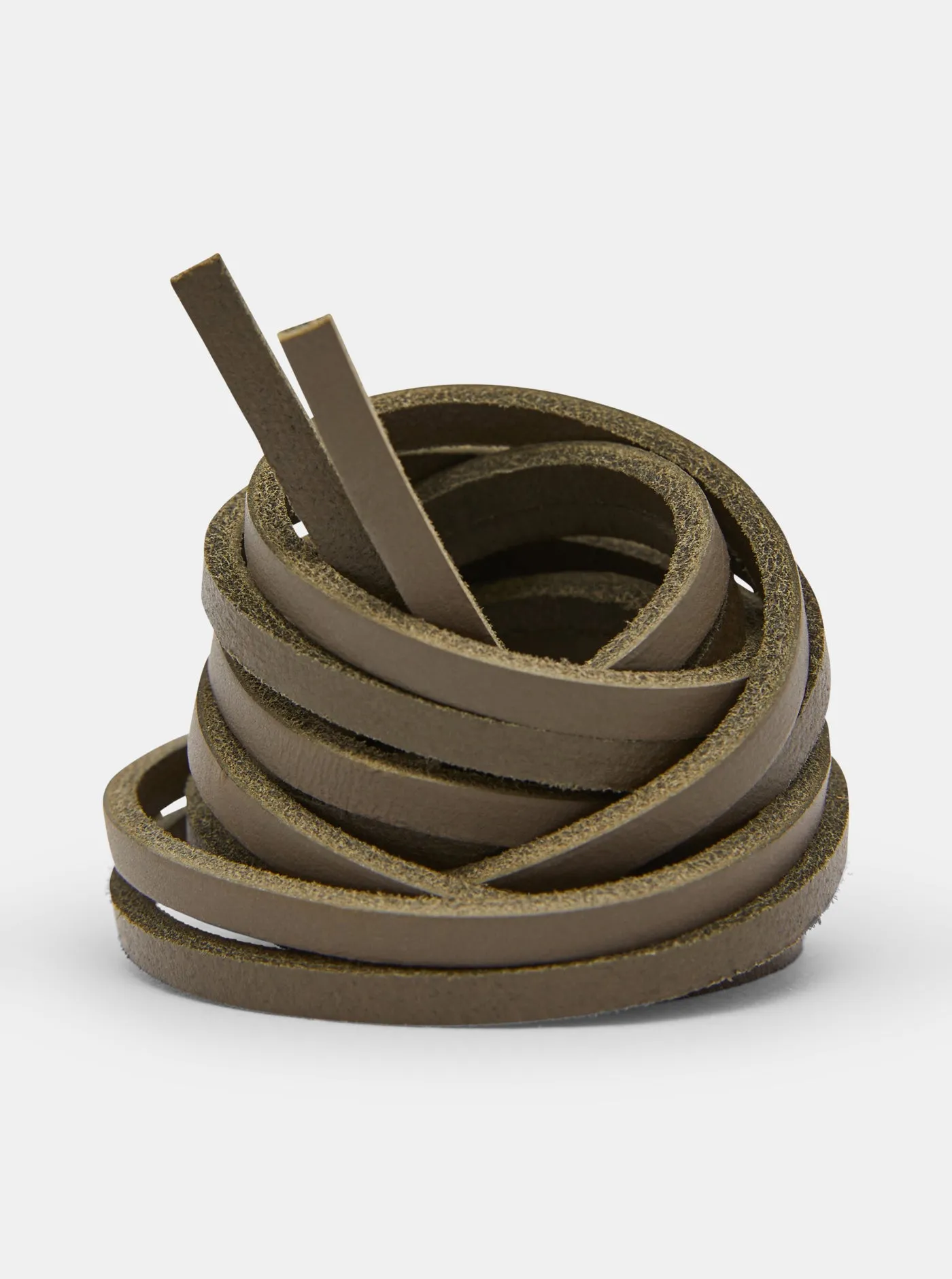 Yogi Leather Laces 150cm - Olive