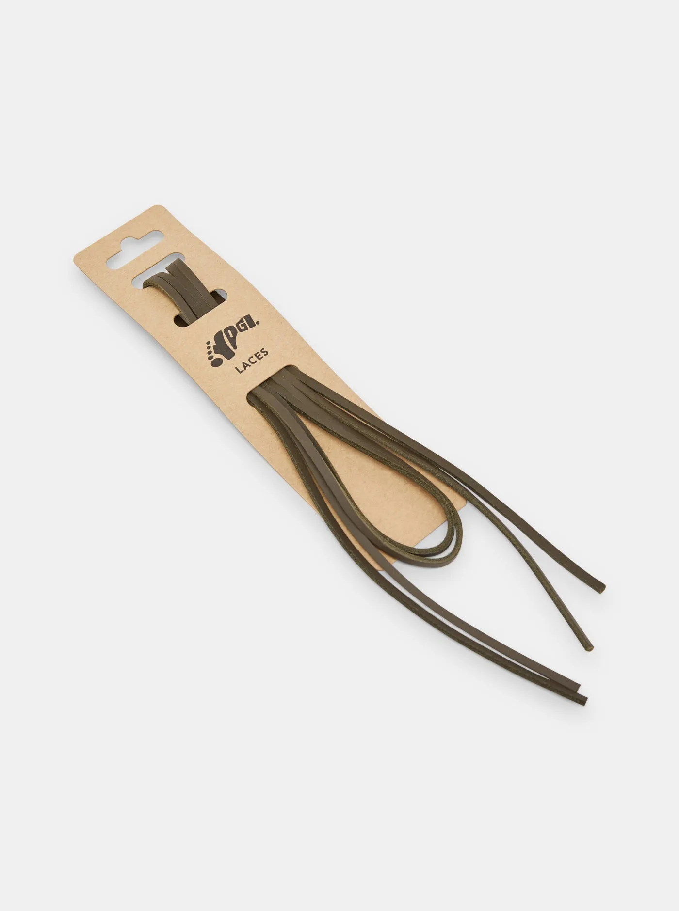 Yogi Leather Laces 150cm - Olive